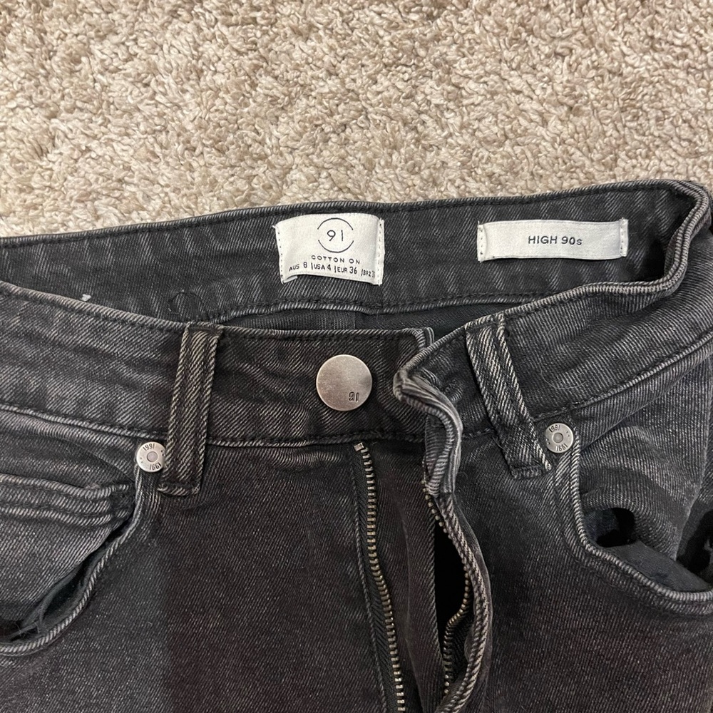 Cotton on slim black jeans